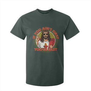 Funny Jesus Racing T Shirt For Kid If You Are Not First You Are Last TS14 Dark Forest Green Print Your Wear