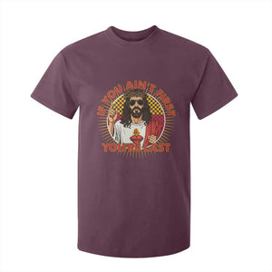Funny Jesus Racing T Shirt For Kid If You Are Not First You Are Last TS14 Maroon Print Your Wear