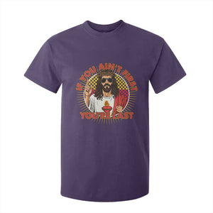 Funny Jesus Racing T Shirt For Kid If You Are Not First You Are Last TS14 Purple Print Your Wear