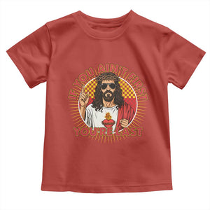 Funny Jesus Racing Toddler T Shirt If You Are Not First You Are Last TS14 Red Print Your Wear