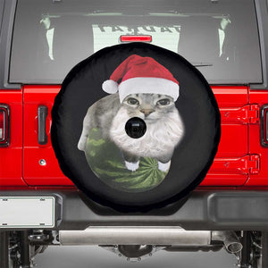 Watermelon Cat Christmas Spare Tire Cover Funny Silly Kitten Meme TS14 Black Print Your Wear
