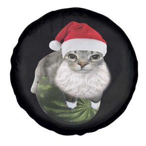 Watermelon Cat Christmas Spare Tire Cover Funny Silly Kitten Meme TS14 Print Your Wear