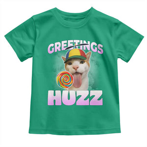 Funny Cat Meme Toddler T Shirt Greetings Huzz TS14 Irish Green Print Your Wear