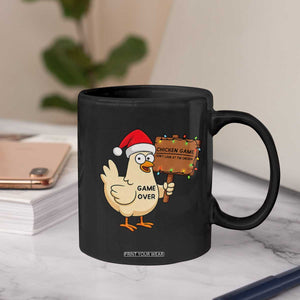 Chicken Game Christmas Coffee Mug Funny Do Not Look At The Chicken TS14 Print Your Wear