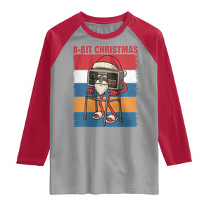 Funny Old Gamer Christmas Raglan Shirt Retro 80s 90s Video Game TS14 Sport Gray Red Print Your Wear