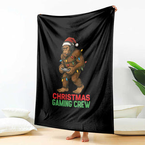 Funny Bigfoot Gamer Christmas Throw Blanket TS14 Print Your Wear