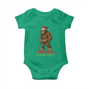 Funny Bigfoot Gamer Christmas Baby Onesie TS14 Irish Green Print Your Wear