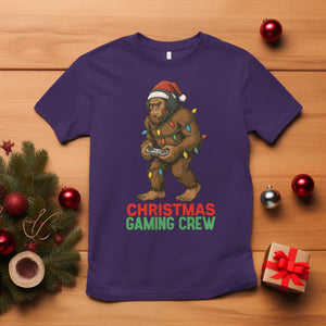 Funny Bigfoot Gamer Christmas T Shirt TS14 Purple Print Your Wear