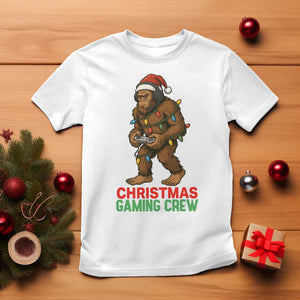 Funny Bigfoot Gamer Christmas T Shirt TS14 White Print Your Wear