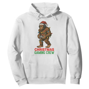 Funny Bigfoot Gamer Christmas Hoodie TS14 White Print Your Wear