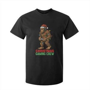 Funny Bigfoot Gamer Christmas T Shirt For Kid TS14 Black Print Your Wear