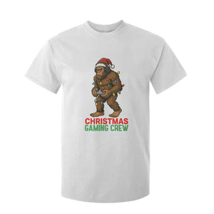 Funny Bigfoot Gamer Christmas T Shirt For Kid TS14 White Print Your Wear