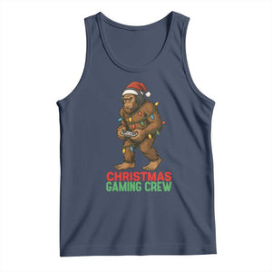 Funny Bigfoot Gamer Christmas Tank Top TS14 Navy Print Your Wear