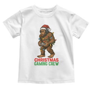 Funny Bigfoot Gamer Christmas Toddler T Shirt TS14 White Print Your Wear