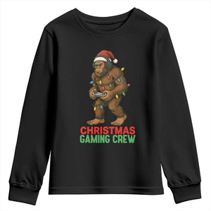 Funny Bigfoot Gamer Christmas Youth Sweatshirt TS14 Black Print Your Wear