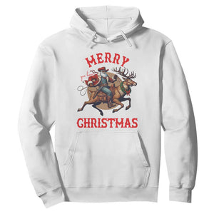 Black Santa Claus Hoodie African American Cowboy Christmas TS14 White Print Your Wear