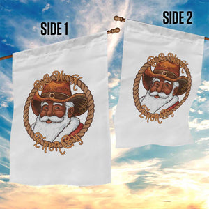 Black Santa Christmas Garden Flag Big Nick Energy TS14 Print Your Wear