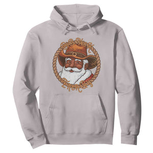 Black Santa Christmas Hoodie Big Nick Energy TS14 Ice Gray Print Your Wear