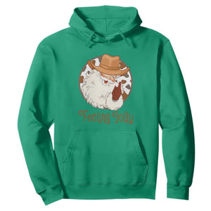 Black Cowboy Santa Christmas Hoodie Feeling Jolly TS14 Irish Green Print Your Wear
