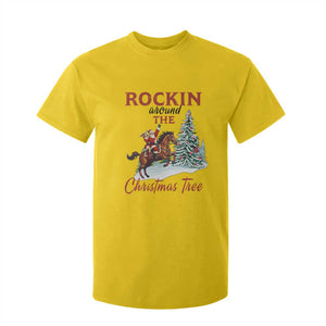 Cowboy Santa Western Christmas T Shirt For Kid Rockin Around The Xmas Tree TS14 Daisy Print Your Wear