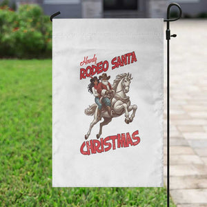 Black Cowboy Santa Christmas Garden Flag African American Western - Print Your Wear