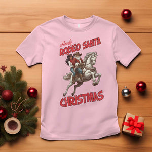 Black Cowboy Santa Christmas T Shirt African American Western TS14 Light Pink Print Your Wear