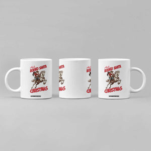 Black Cowboy Santa Christmas Coffee Mug African American Western - Print Your Wear