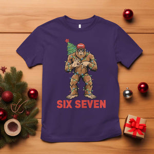 67 Six Seven T Shirt Funny Bigfoot Trump Support Christmas TS14 Purple Print Your Wear