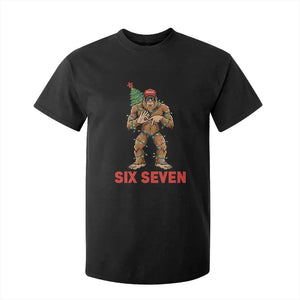67 Six Seven T Shirt For Kid Funny Bigfoot Trump Support Christmas TS14 Black Print Your Wear