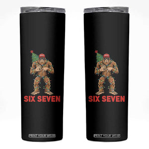 67 Six Seven Skinny Tumbler Funny Bigfoot Trump Support Christmas TS14 Black Print Your Wear