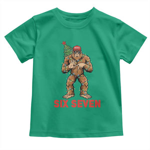 67 Six Seven Toddler T Shirt Funny Bigfoot Trump Support Christmas TS14 Irish Green Print Your Wear