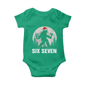 67 Six Seven Baby Onesie Funny Bigfoot Christmas Sasquatch Moon TS14 Irish Green Print Your Wear