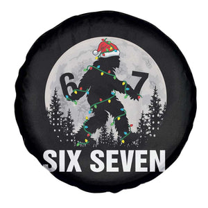 67 Six Seven Spare Tire Cover Funny Bigfoot Christmas Sasquatch Moon TS14 Print Your Wear