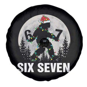 67 Six Seven Spare Tire Cover Funny Bigfoot Christmas Sasquatch Moon TS14 Print Your Wear