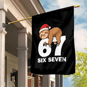 67 Six Seven Garden Flag Funny Sloth Christmas TS14 Print Your Wear