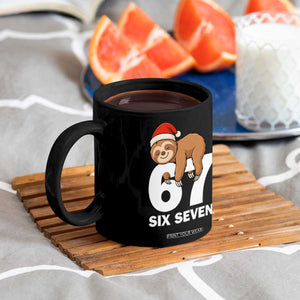 67 Six Seven Coffee Mug Funny Sloth Christmas TS14 Print Your Wear