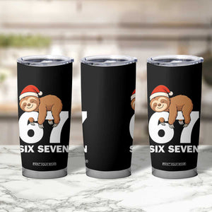 67 Six Seven Tumbler Cup Funny Sloth Christmas TS14 Print Your Wear