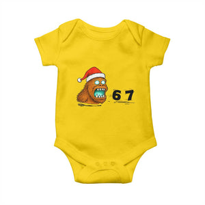 67 Six Seven Baby Onesie Funny Bigfoot Christmas TS14 Daisy Print Your Wear