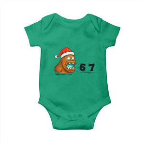 67 Six Seven Baby Onesie Funny Bigfoot Christmas TS14 Irish Green Print Your Wear