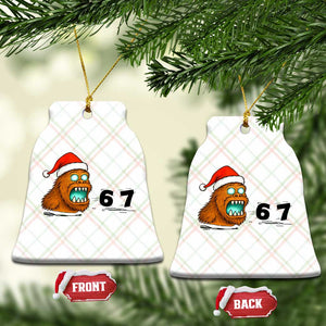 67 Six Seven Ceramic Ornament Funny Bigfoot Xmas TS14 Print Your Wear