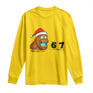 67 Six Seven Long Sleeve Shirt Funny Bigfoot Christmas TS14 Daisy Print Your Wear