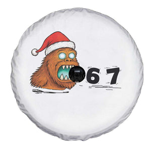 67 Six Seven Spare Tire Cover Funny Bigfoot Christmas TS14 Print Your Wear