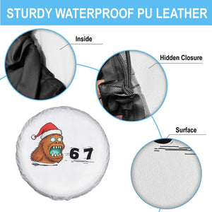 67 Six Seven Spare Tire Cover Funny Bigfoot Christmas TS14 Print Your Wear