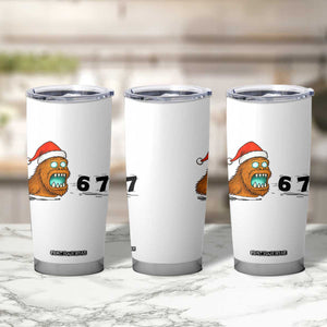 67 Six Seven Tumbler Cup Funny Bigfoot Christmas TS14 Print Your Wear