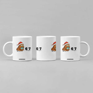 67 Six Seven Coffee Mug Funny Bigfoot Christmas TS14 Print Your Wear