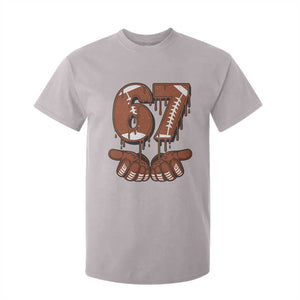 67 Six Seven T Shirt For Kid Funny Football Meme TS14 Ice Gray Print Your Wear