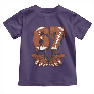 67 Six Seven Toddler T Shirt Funny Football Meme TS14 Purple Print Your Wear