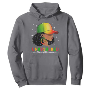 Afro African American Hoodie Unbothered By Negative Souls Black Sassy Queen TS14 Charcoal Print Your Wear