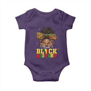 Black History Month Baby Onesie Messy Pun Afro African American TS14 Purple Print Your Wear