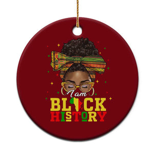 Black History Month Ceramic Ornament Messy Pun Afro African American TS14 1pc Red Print Your Wear
